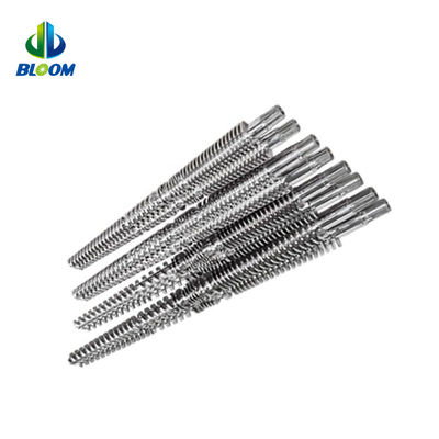 Bimetallic conic Twin Screw And Barrel cho sản xuất PVC WPC TPE TPU