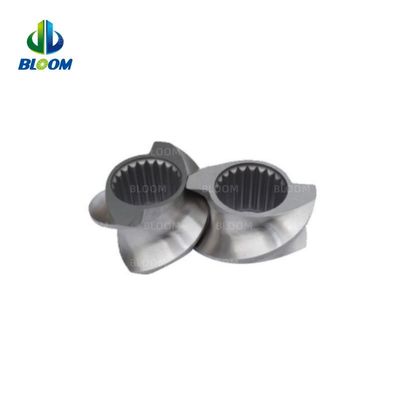 Sản xuất tùy chỉnh các phần tử vít extruder nhựa cho thùng hiệu quả W6mo5cr4v2 Vật liệu cho vít ép đôi