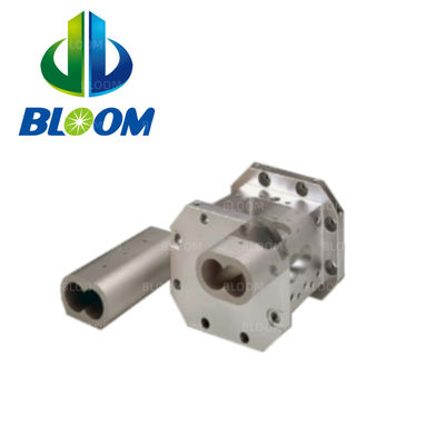 W6Mo5Cr4V2 Thùng máy ép nhựa cho máy ép vít đôi LDPE/HDPE/PP Bộ phim thổi vít vít vít kim loại
