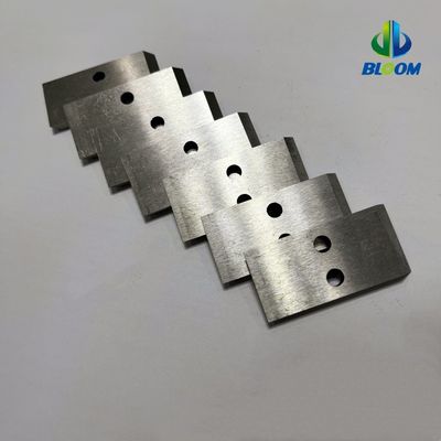 Lưỡi dao đặc biệt có hình dạng máy công nghiệp nhỏ cho bao bì thực phẩm tái chế nhựa SS Thép chống mòn