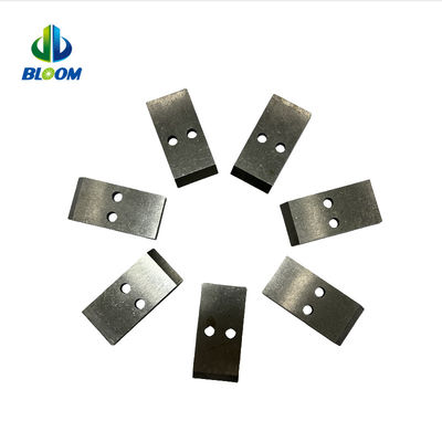 Lưỡi dao đặc biệt có hình dạng máy công nghiệp nhỏ cho bao bì thực phẩm tái chế nhựa SS Thép chống mòn