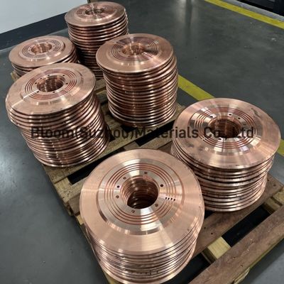 Bánh xe hàn đường may hợp kim CuCrZr cho hàn điện trở