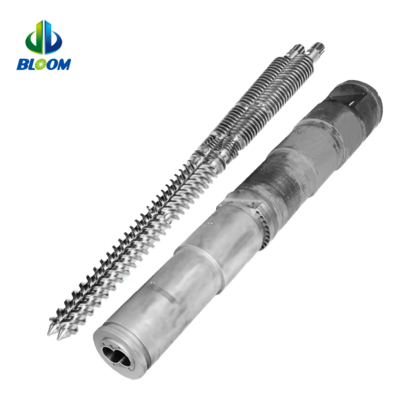 Nòng súng đôi hình nón bằng kim loại lưỡng kim có độ chính xác cao cho quá trình đùn nhựa và cao su