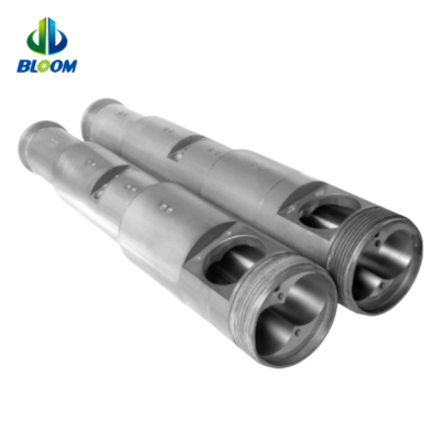 Nòng súng đôi hình nón bằng kim loại lưỡng kim có độ chính xác cao cho quá trình đùn nhựa và cao su