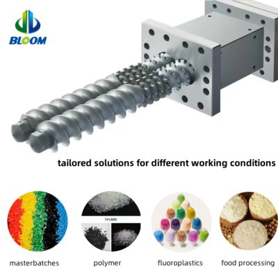 High Temperature Resistant Customizable Extruder Shaft with Nickel Chrome Tungsten Composite Liner for PEEK PVDF Production
