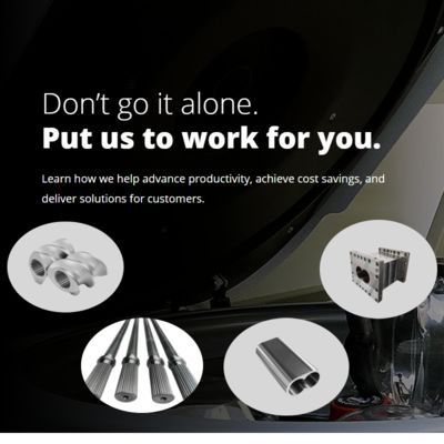 (PTR) W6 siêu hạt mịn, chống mòn thép Extruder bộ phận Twin-vít Extruder Thread phần tử thùng và trục