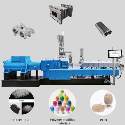 Các phần tử vít đôi chính xác cao với hợp kim 38CrMoAl CR12MoV và W6542 cho máy ép hợp chất polymer