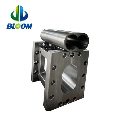 HIP Bimetallic Twin Screw Extruder Barrel với độ cứng 58-62HRC và vật liệu PM-HIP WR14 được chứng nhận ISO9001