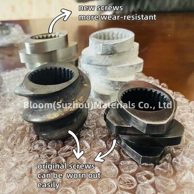 Các bộ phận máy ép vít đôi chống mài mòn và ăn mòn với các thông số kỹ thuật tùy chỉnh và công suất mô-men xoắn lớn