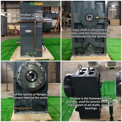 SJ SZ65 Series High Torque Precise Synchronous Operation Extruder hộp số cho máy ép vít nhựa