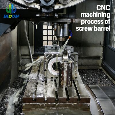 Trục vít và xi lanh đùn kim loại hai lớp hợp kim Niken với khả năng chống mài mòn và chịu nhiệt độ cao cho máy đùn nhựa PP Pet PVC ABS