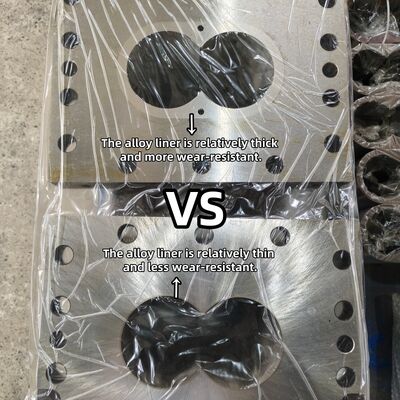 Thùng vít đôi hợp kim niken chính xác cao với khả năng chống mòn cho sản xuất PEEK PET PA PBT