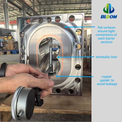 Phụ tùng máy đùn chống mài mòn và chống ăn mòn với công nghệ gia công CNC chính xác cho quy trình đùn công nghiệp