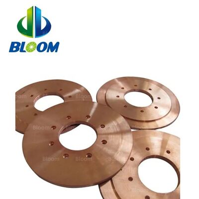 Bánh xe hàn đường may hợp kim đồng CuCrZr cho máy hàn đường may điện trở
