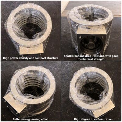 Máy sưởi dây đai nhôm đúc với hiệu suất nhiệt cao, phân phối nhiệt đồng đều và xây dựng bền cho máy móc nhựa