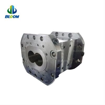 Thùng vít hai vít kết hợp với giới hạn nhiệt độ 600 °C và khả năng chống ăn mòn tuyệt vời cho hiệu suất ép lâu dài