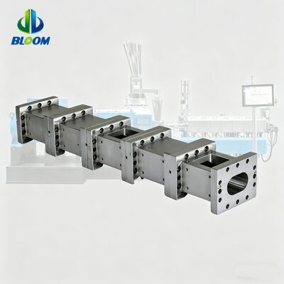 Thùng trục vít đôi hợp kim niken có khả năng chống mài mòn và phụ tùng máy đùn có thể tùy chỉnh để gia công nhựa