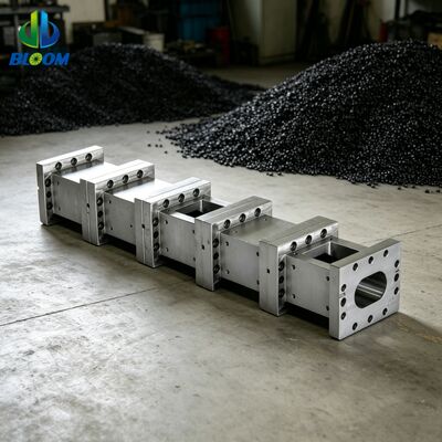 Thùng trục vít đôi hợp kim niken có khả năng chống mài mòn và phụ tùng máy đùn có thể tùy chỉnh để gia công nhựa