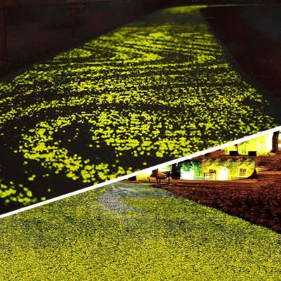Bể cá trang trí màu vàng Sáng sân vườn Sỏi bề mặt thạch anh