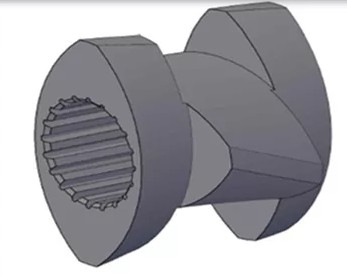 Khoảng cách 30mm Phần tử trục vít Phân đoạn Thùng trục vít