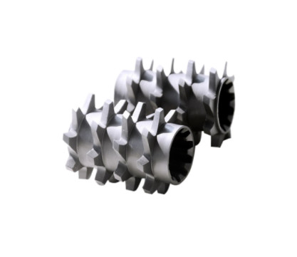 Các bộ phận của máy đùn Toshiba Phần tử trục vít sâu được máy tính hóa PVC được xử lý