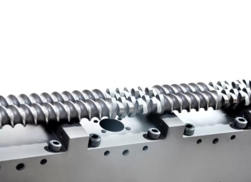 STS 65 Bộ phận trục vít Máy đùn gỗ nhựa Độ ổn định về chiều