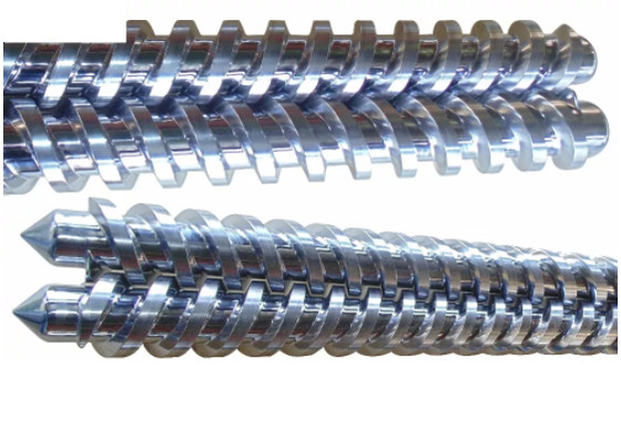Họsohn Máy đùn trục vít và thùng cho ống nhựa PVC / Wpc / hồ sơ