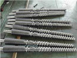 38CrMoALA Nitriding trục vít đôi hình nón đôi và thùng cho PP